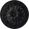 Ekena Millwork Foster Acanthus Leaf Ceiling Medallion (Fits Canopies up to 2 1/4"), 20 1/2"OD x 1 1/2"P, Steel Gray CM20FOSGS - alternate 1